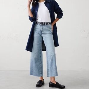 Banana Republic Wide Leg Crop Jeans